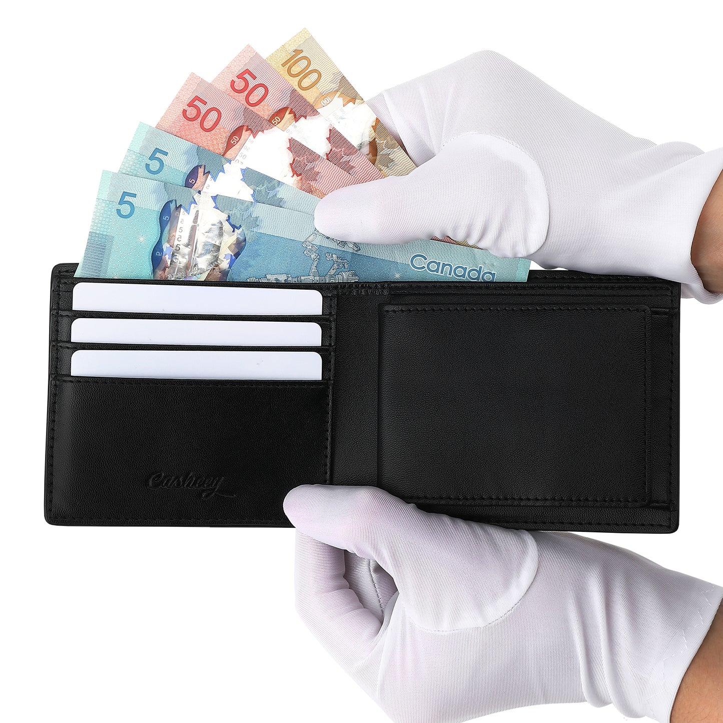 Classic Leather Wallet | Coin Box Design