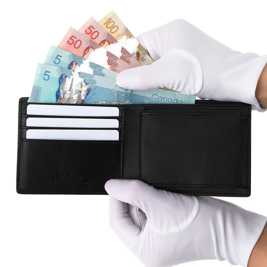 Classic Leather Wallet | Coin Box Design