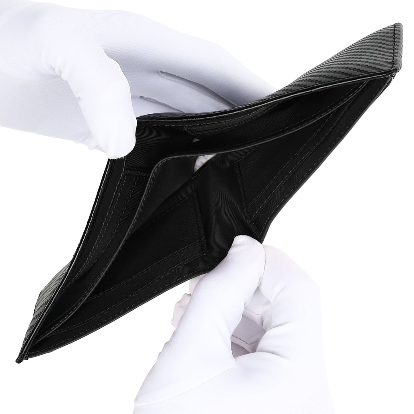 Carbon Leather Men's Wallet | Ultra Large Capacity