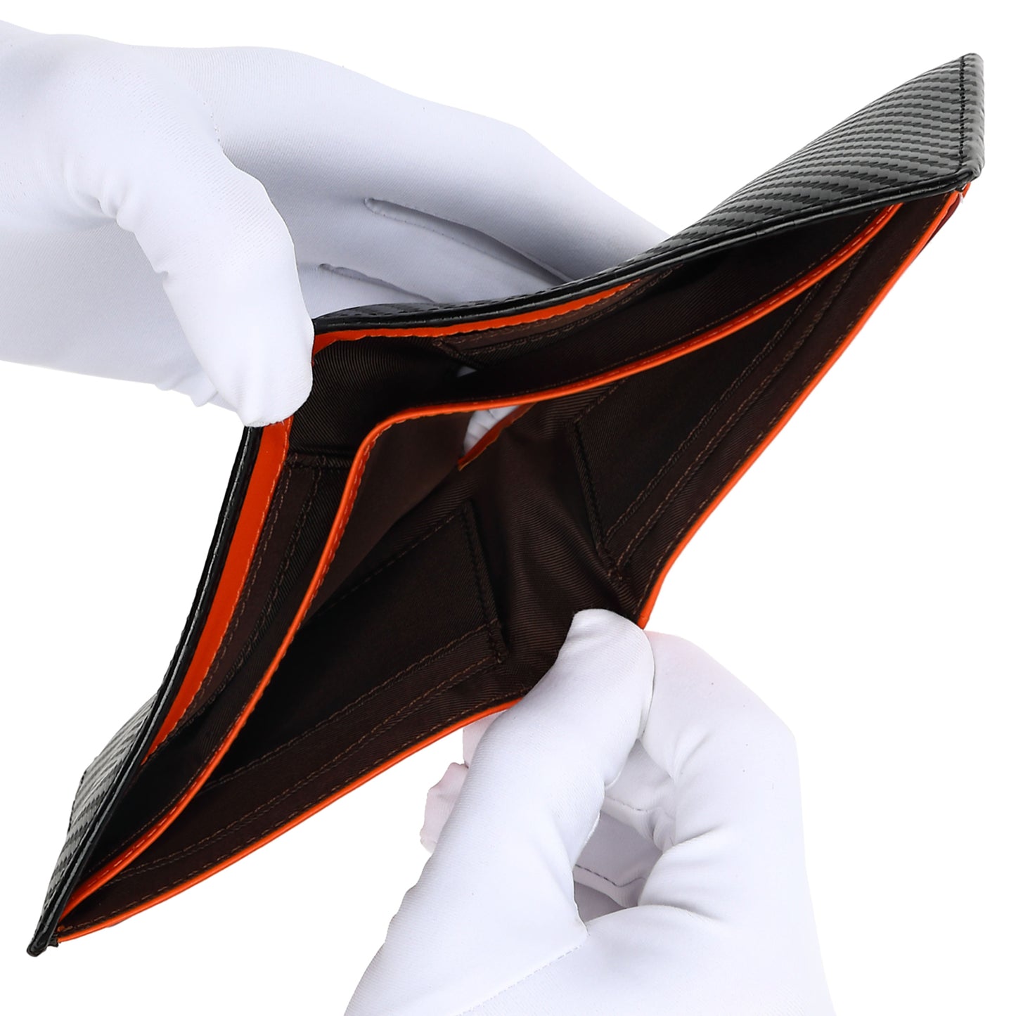 Carbon Leather Men's Wallet | Ultra Large Capacity