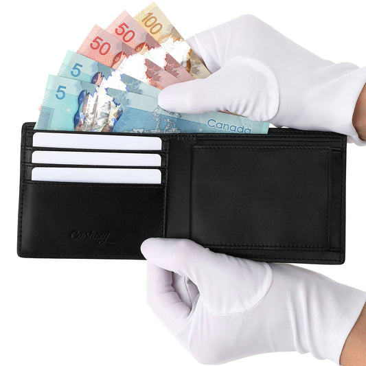 Carbon Leather Wallet | Coin Box Design