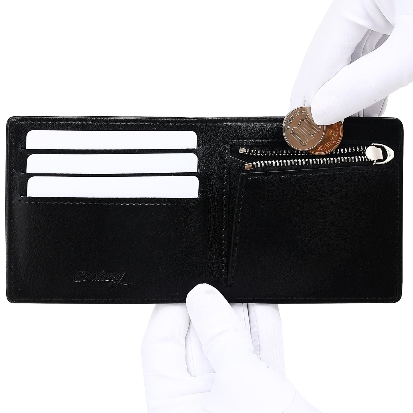 Ultra Slim Wallet | Zipper Coin Pocket